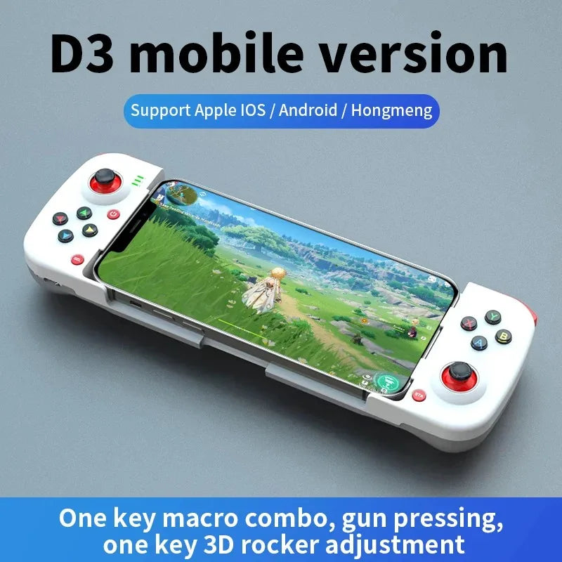 gamepad mobile phone controller with expandable game controller support for Android/iOS/Hongmeng mobile game controllers