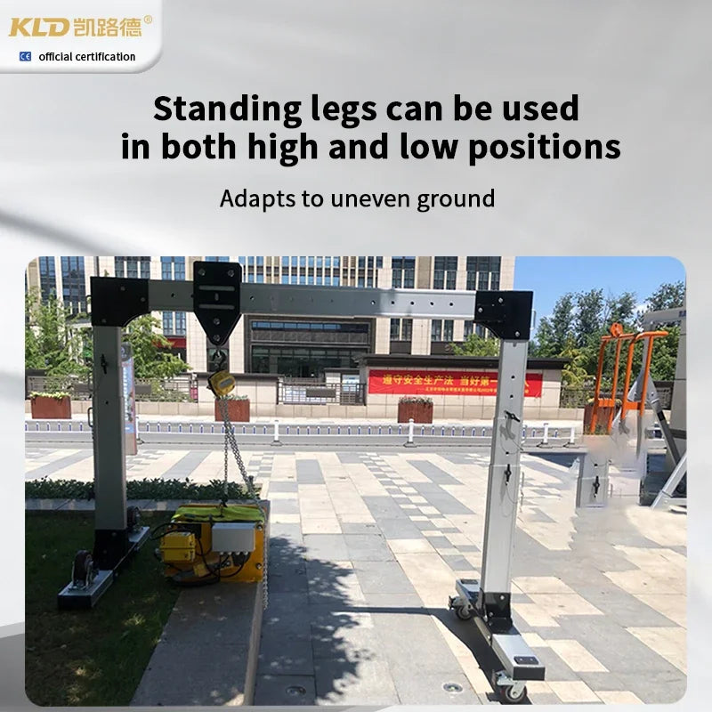Mobile Gantry, Aluminum Alloy Material, Can Be Pushed By Hand, Can Be Lifted and Lowered Lightly, Simple, Portable and Removable