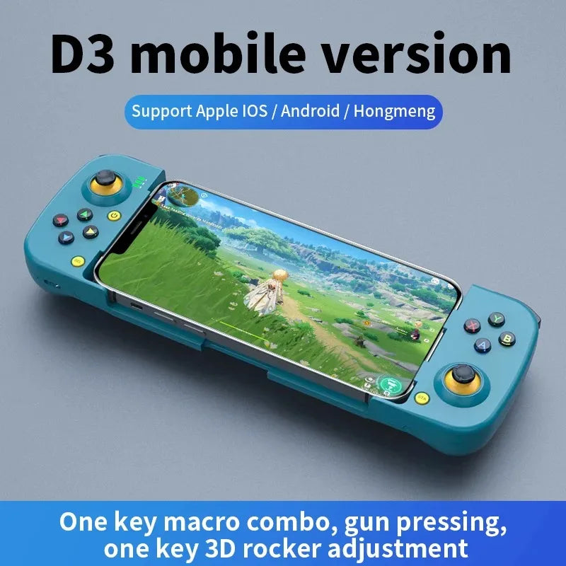 gamepad mobile phone controller with expandable game controller support for Android/iOS/Hongmeng mobile game controllers