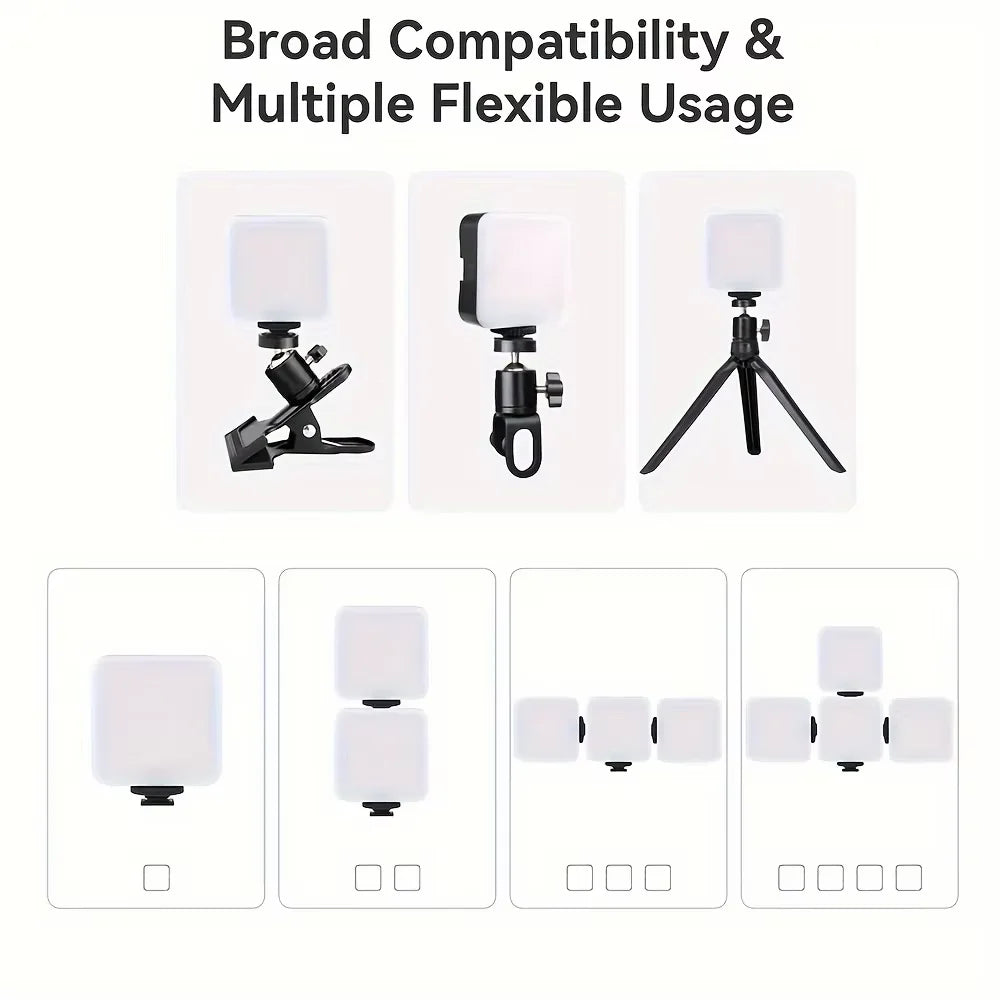 Mobile Phone Selfie Light, Mobile Phone Light Clip, Suitable for Mobile Phones, Cameras, Laptops, for Makeup, TikTok, Selfies