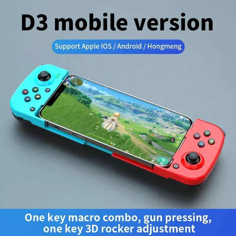 gamepad mobile phone controller with expandable game controller support for Android/iOS/Hongmeng mobile game controllers