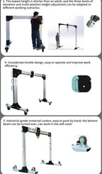 Mobile Gantry, Aluminum Alloy Material, Can Be Pushed By Hand, Can Be Lifted and Lowered Lightly, Simple, Portable and Removable