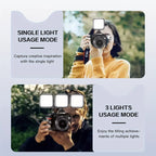 Mobile Phone Selfie Light, Mobile Phone Light Clip, Suitable for Mobile Phones, Cameras, Laptops, for Makeup, TikTok, Selfies