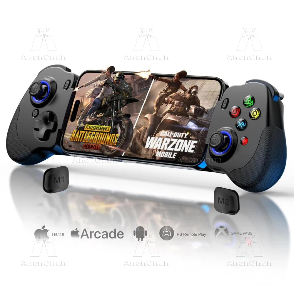 Mobile Gaming Controller Mobile Phone Wireless Gamepad Android/iOS Dual Vibration Motors Hall Effect Joystick Joypad Accessories