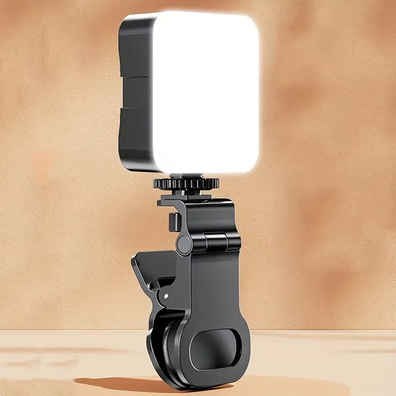 Mobile Phone Selfie Light, Mobile Phone Light Clip, Suitable for Mobile Phones, Cameras, Laptops, for Makeup, TikTok, Selfies