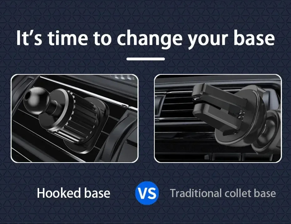 Car Phone Holder Bracket Accessories Interior Auto Air Outlet Cellphone Support Parts Phone Stand Base Fixing Clip