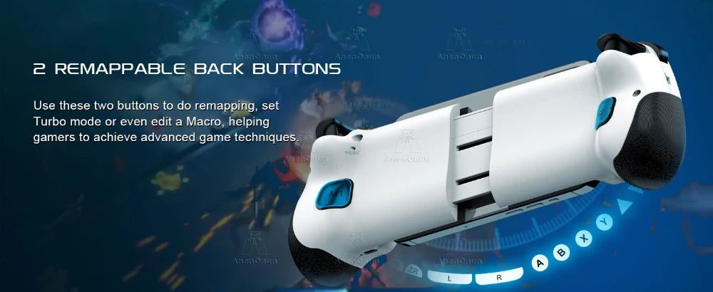 Mobile Gaming Controller Mobile Phone Wireless Gamepad Android/iOS Dual Vibration Motors Hall Effect Joystick Joypad Accessories