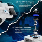 Mobile Gaming Controller Mobile Phone Wireless Gamepad Android/iOS Dual Vibration Motors Hall Effect Joystick Joypad Accessories