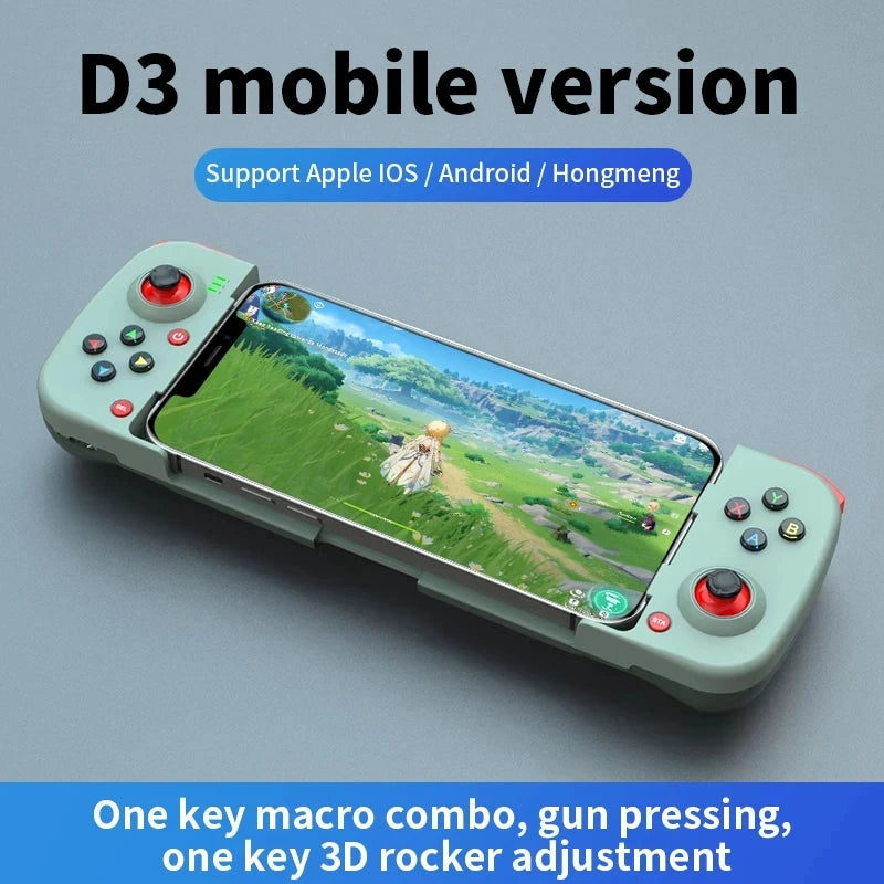 gamepad mobile phone controller with expandable game controller support for Android/iOS/Hongmeng mobile game controllers