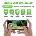 Mobile Gaming Controller Game Trigger For Aim Shooting Gamepad Joystick Controller Metal Button for IPhone Android