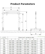 Mobile Gantry, Aluminum Alloy Material, Can Be Pushed By Hand, Can Be Lifted and Lowered Lightly, Simple, Portable and Removable