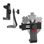 360 Degree Mobile Phone Universal Clip Compatible For iphone Tripod Mount With 1/4 Screw Cellphone Holder Desk Tripod Adapter